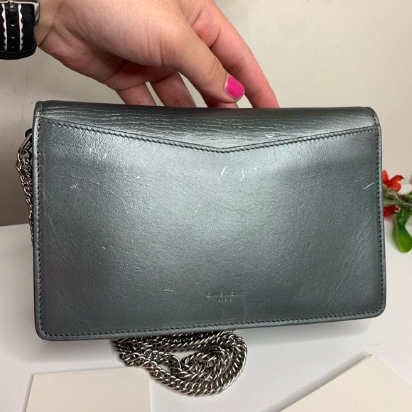 SOLD❌Givenchy Metallic Emblem Chain Wallet - Picture 2 of 8